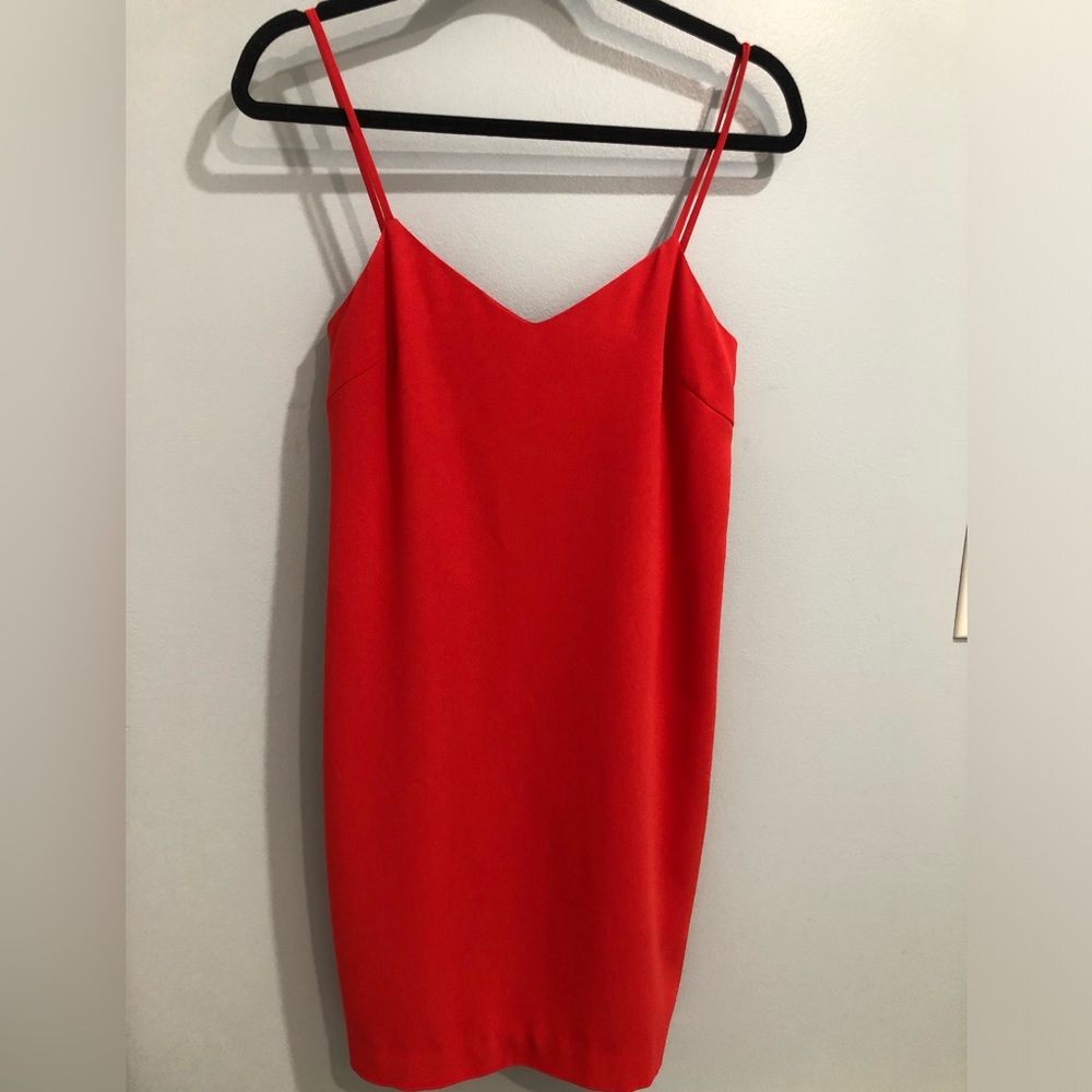 Trina Turk Dress Orange Dress Mini Women’s size Small Party